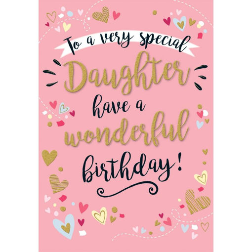 Picture of SPECIAL DAUGHTER BIRTHDAY CARD